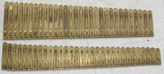 122 Brass Reeds Story & Clark Pump Organ Antique Parts Upcycle Repurpose 5