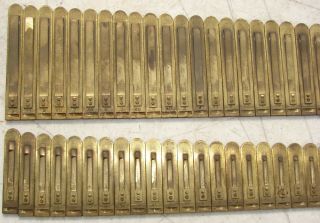 122 Brass Reeds Story & Clark Pump Organ Antique Parts Upcycle Repurpose 6