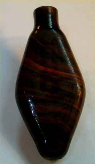 Old Snuff / Scent Bottle Glass? Agate? Perfect Order,  No Chips