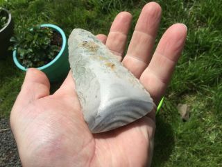 Large Flint Axe Head 2