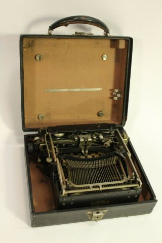 1920 Antique Corona Model 3 Home Office Portable Folding Typewriter with Case 12