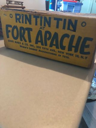 1956 Marx Rin Tin Tin Fort Apache Playset 4