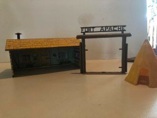 1956 Marx Rin Tin Tin Fort Apache Playset 5