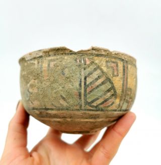 INDUS VALLEY CA.  2200 BC TERRACOTTA JAR WITH LION MOTIFS R427 3