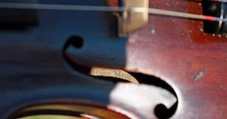 Old Vintage Antique 3/4 violin labeled Johan Georg Meisel,  1313 12
