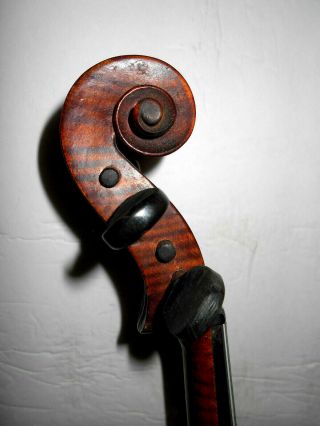Antique Vintage Old American 1939 " Fred Deer Nelsonville O.  " Full Size Violin