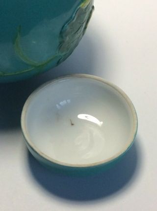 Chinese Wang Bing Rong Porcelain Ginger Jar Spice Pot Majolica Type 6
