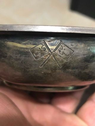 Bowl With Flag Of Emirate Of Kuwait 20th Century