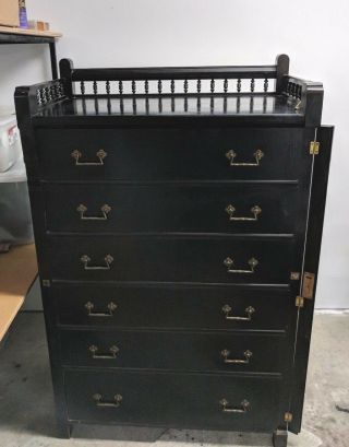 Victorian Antique Sidelock Chest Dresser Eastlake