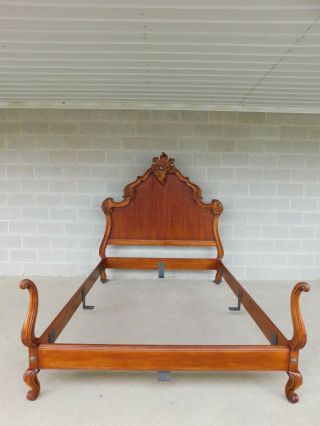 Quality French Louis Xv Style Queen Size Bed