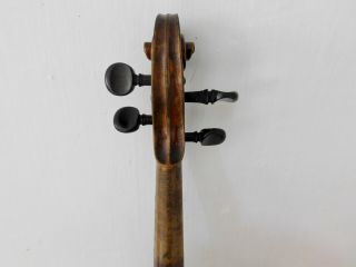 VIOLIN -,  Old Violin,  ITALY,  Label Joseph Antonius Rocca,  4/4? - back 35,  6 11