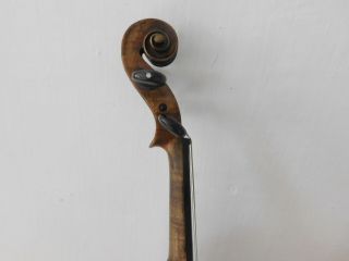 VIOLIN -,  Old Violin,  ITALY,  Label Joseph Antonius Rocca,  4/4? - back 35,  6 12