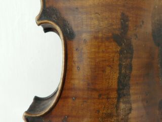 VIOLIN -,  Old Violin,  ITALY,  Label Joseph Antonius Rocca,  4/4? - back 35,  6 6
