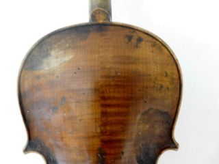 VIOLIN -,  Old Violin,  ITALY,  Label Joseph Antonius Rocca,  4/4? - back 35,  6 7