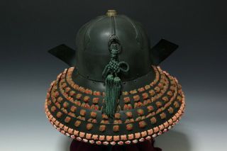 Japan Antique ornament Kabuto samurai yoroi Armor katana busho tsuba koshirae 4