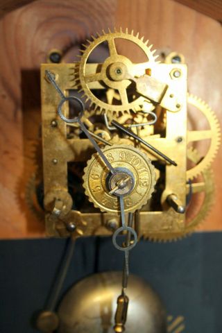 Antique 1880Th centuryJunghans Mantel Clock W/ Alarm JUNGHANS 7