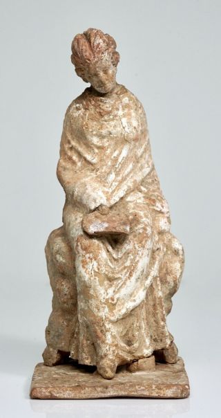 Ancient Greek Tanagra Female Figure - 3rd Century BC 5