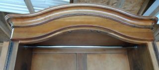 HABERSHAM WALNUT ARMOIRE FRENCH COUNTRY STYLE WARDROBER ENTERTAINMENT TV CABINET 7