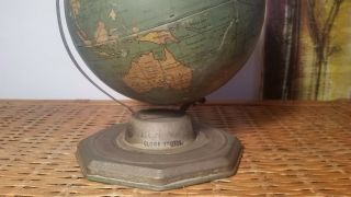 Rare Vintage.  RCA Victor GLOBE TROTTER Revolving World Globe 10