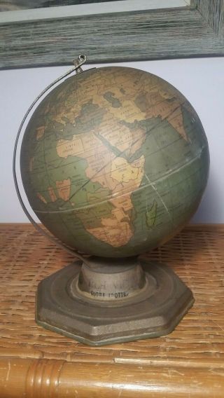 Rare Vintage.  Rca Victor Globe Trotter Revolving World Globe