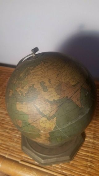 Rare Vintage.  RCA Victor GLOBE TROTTER Revolving World Globe 7