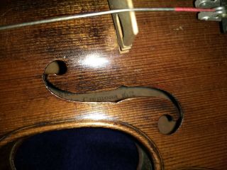 Nicolaus Amatus Fecit in Cremona 1632 4/4 Violin Germany w/ Case and Bows 7