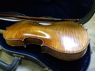 Nicolaus Amatus Fecit in Cremona 1632 4/4 Violin Germany w/ Case and Bows 8
