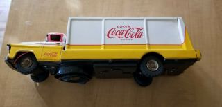 1950 ' s COCA COLA METAL Toy Truck also comes with box. 4
