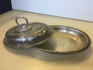 Goldsmiths & Silversmiths silver dish and lid Hallmarked London 1908 11B 2