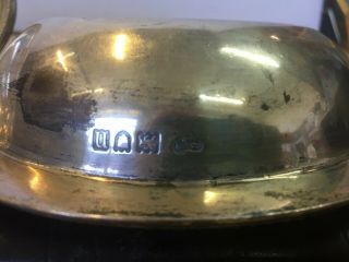 Goldsmiths & Silversmiths silver dish and lid Hallmarked London 1908 11B 3