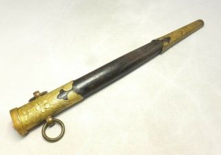 H950: SAMURAI KATANA,  REAL Japanese military short sword,  Saber,  Dagger TANKEN 12
