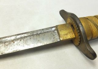 H950: SAMURAI KATANA,  REAL Japanese military short sword,  Saber,  Dagger TANKEN 6