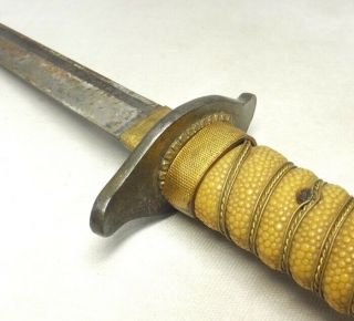 H950: SAMURAI KATANA,  REAL Japanese military short sword,  Saber,  Dagger TANKEN 7