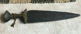 Antique African Ceremonial Sword - Ivory Coast Ca.  1900 [or Earlier]