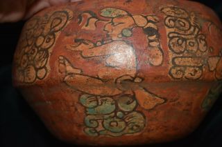 Orig $399.  Pre Columbian Mayan Burial Bowl 8 " Prov