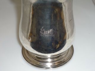 ANTIQUE 1763 8.  9 OZ STERLING SILVER TANKARD GEORGE III ERA MAKER WHIPHAM WRIGHT 6