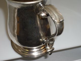 ANTIQUE 1763 8.  9 OZ STERLING SILVER TANKARD GEORGE III ERA MAKER WHIPHAM WRIGHT 9