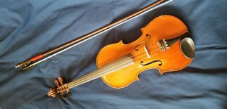 French 4/4 1910 Lyon and Healy 1022 Violin 5