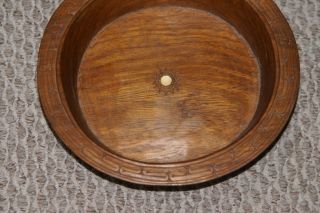 South Pacific Island Rare Art Hand Carved Artist Wooden Bowl to Pound Lime 2A46 - 5
