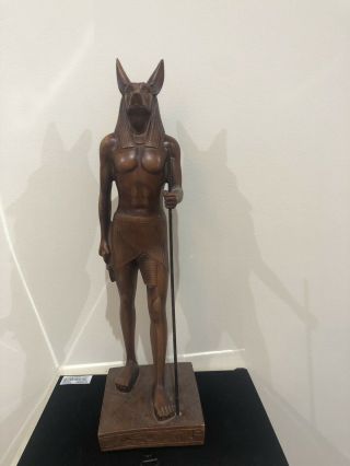 Unique Antique King Ancient Egyptian God Statue Statuette 4