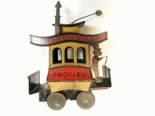 TOONERVILLE TROLLEY WIND UP NIFTY GERMANY 1922 FONTAINE FOX 2