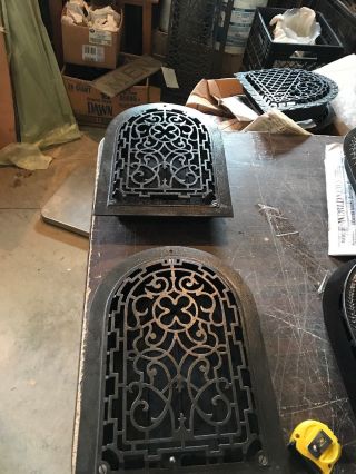 A 4 2 Av Price Each Antique Arch Top Wall Mount Heating Grate 10 X 14