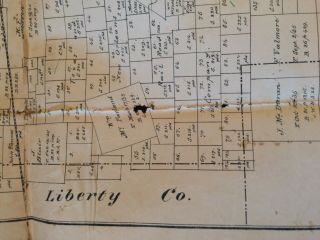 1879 MAP OF JEFFERSON COUNTY TEXAS 6