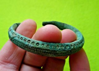 Viking Bronze Decorative Bracelet Serpent 10