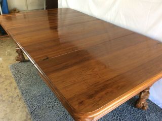 Antique Solid Walnut Dining Table 2