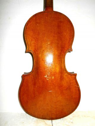 Antique Vintage Old American 1934 " Wm.  E.  Smith - Canton Ohio " Full Size Violin