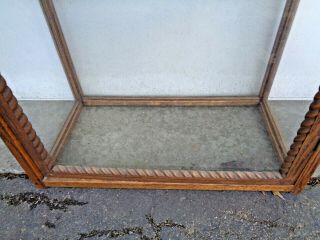 VINTAGE QUARTERSAWN OAK & GLASS 36 