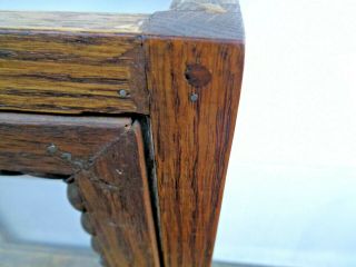 VINTAGE QUARTERSAWN OAK & GLASS 36 