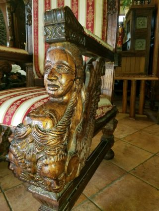 Imperial chair Throne Solid Wood 5