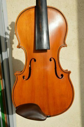Old French - Swiss  Alfred FALLET  1914 violin with case and bow 2